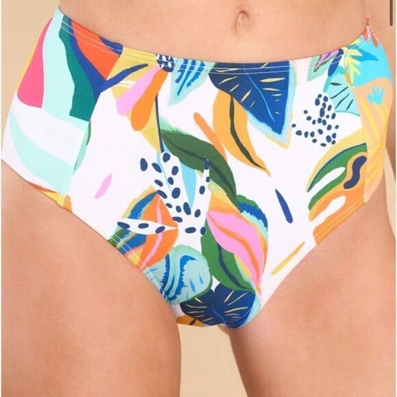 Multi Print High Rise Bikini - Picture 7 of 15